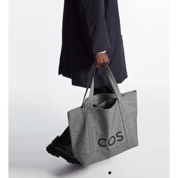 COS Tote Bag im UTILITY-Stil Canvas - Picture 1 of 14